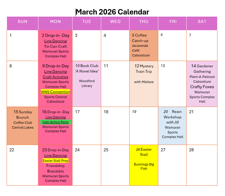 March 2026 Calendar