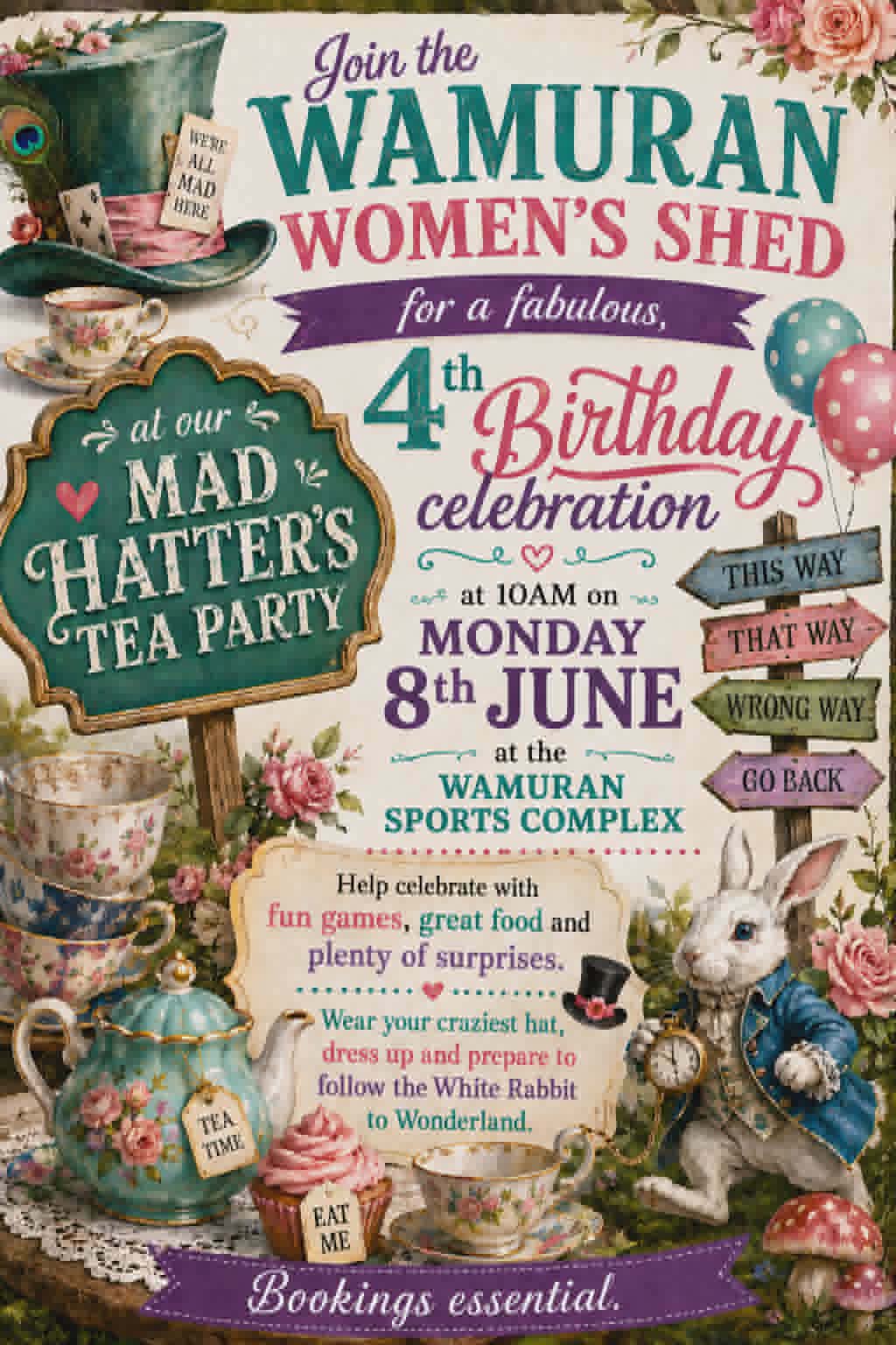 Wamuran Womens Shed 4th Birthday Celebration