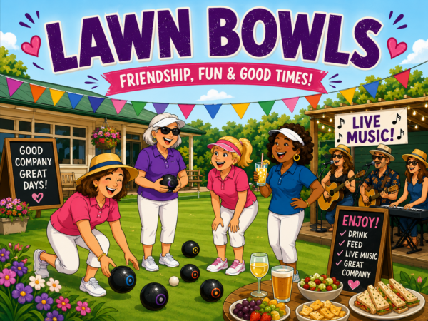 BAREFOOT BOWLS, Dinner and Entertainment